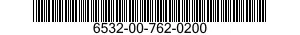 6532-00-762-0200  6532007620200 007620200