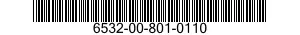 6532-00-801-0110  6532008010110 008010110