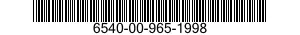 6540-00-965-1998  6540009651998 009651998