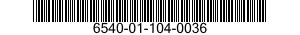 6540-01-104-0036  6540011040036 011040036