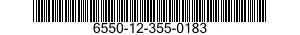 6550-12-355-0183 REFERENCE STANDARD,BLOOD CHEMISTRY 6550123550183 123550183