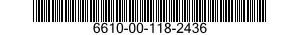 6610-00-118-2436 INDICATOR,HEADING,GYROSCOPIC 6610001182436 001182436