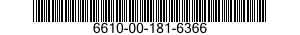 6610-00-181-6366  6610001816366 001816366
