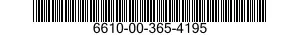 6610-00-365-4195 INDICATOR,ATTITUDE 6610003654195 003654195