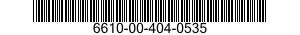 6610-00-404-0535  6610004040535 004040535