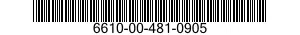 6610-00-481-0905  6610004810905 004810905