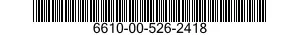 6610-00-526-2418  6610005262418 005262418