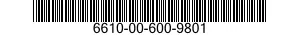 6610-00-600-9801  6610006009801 006009801