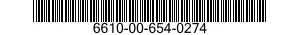 6610-00-654-0274  6610006540274 006540274