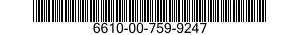 6610-00-759-9247  6610007599247 007599247