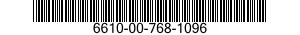 6610-00-768-1096  6610007681096 007681096