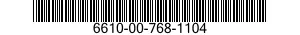 6610-00-768-1104  6610007681104 007681104