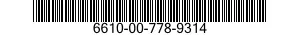 6610-00-778-9314  6610007789314 007789314