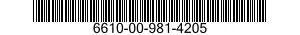 6610-00-981-4205  6610009814205 009814205