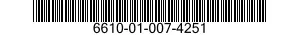 6610-01-007-4251  6610010074251 010074251