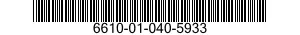 6610-01-040-5933  6610010405933 010405933