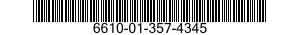 6610-01-357-4345 INDICATOR,ATTITUDE 6610013574345 013574345