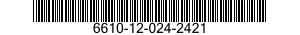 6610-12-024-2421 INDICATOR,SYMBOL INDICATING 6610120242421 120242421