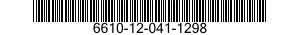 6610-12-041-1298  6610120411298 120411298