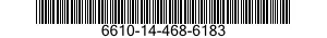 6610-14-468-6183 INDICATOR,HEADING,GYROSCOPIC 6610144686183 144686183