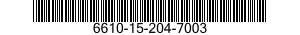 6610-15-204-7003 KIT VARIOMETRO ELET 6610152047003 152047003
