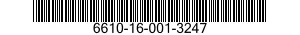 6610-16-001-3247 INDICATOR,MACH AND TRUE AIR SPEED 6610160013247 160013247