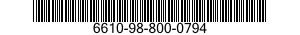 6610-98-800-0794 METER MOVEMENT 6610988000794 988000794