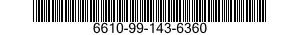 6610-99-143-6360  6610991436360 991436360