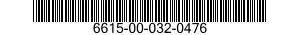 6615-00-032-0476  6615000320476 000320476