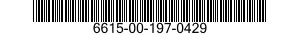 6615-00-197-0429  6615001970429 001970429