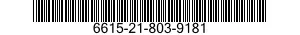 6615-21-803-9181  6615218039181 218039181