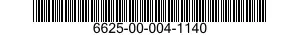 6625-00-004-1140 TEST SET SUBASSEMBLY,ELECTRICAL AND ELECTRONIC TEST EQUIPMENT 6625000041140 000041140