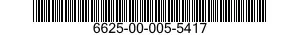 6625-00-005-5417 METER,SPECIAL SCALE 6625000055417 000055417