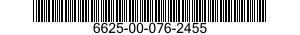 6625-00-076-2455 TEST SET SUBASSEMBLY,ELECTRICAL AND ELECTRONIC TEST EQUIPMENT 6625000762455 000762455