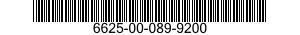 6625-00-089-9200 AMMETER 6625000899200 000899200