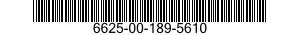 6625-00-189-5610 METER,ELECTRICAL FREQUENCY 6625001895610 001895610