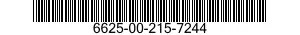 6625-00-215-7244 AMMETER 6625002157244 002157244