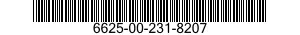 6625-00-231-8207 TEST SET SUBASSEMBLY,ELECTRICAL AND ELECTRONIC TEST EQUIPMENT 6625002318207 002318207