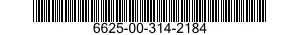 6625-00-314-2184 TEST SET SUBASSEMBLY,ELECTRICAL AND ELECTRONIC TEST EQUIPMENT 6625003142184 003142184