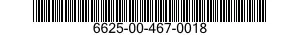 6625-00-467-0018 AMMETER 6625004670018 004670018