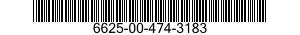 6625-00-474-3183 TEST SET SUBASSEMBLY,ELECTRICAL AND ELECTRONIC TEST EQUIPMENT 6625004743183 004743183