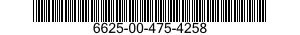 6625-00-475-4258 AMMETER 6625004754258 004754258