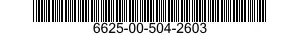 6625-00-504-2603 AMMETER 6625005042603 005042603