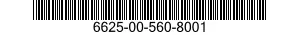 6625-00-560-8001 MOVEMENT METER 6625005608001 005608001