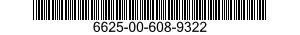 6625-00-608-9322 VOLTMETER 6625006089322 006089322