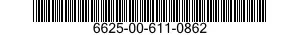 6625-00-611-0862  6625006110862 006110862