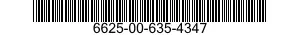 6625-00-635-4347 METER,SPECIAL SCALE 6625006354347 006354347
