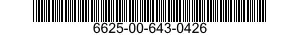 6625-00-643-0426  6625006430426 006430426