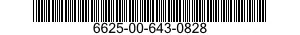 6625-00-643-0828  6625006430828 006430828
