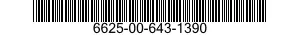 6625-00-643-1390  6625006431390 006431390